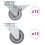 Berkfield 24 pcs Swivel Casters 50 mm 1