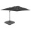 Berkfield Garden Parasol with Portable Base Anthracite 1