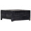 Berkfield Coffee Table Black 65x65x30 cm Solid Mango Wood 1
