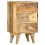 Berkfield Bedside Cabinet 36x30x60 cm Solid Mango Wood 1