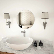 Berkfield Wall Mirror 40 cm Round Glass