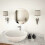Berkfield Wall Mirror 40 cm Round Glass 1