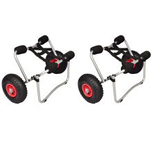 Berkfield Kayak Trolleys 2 pcs Aluminium