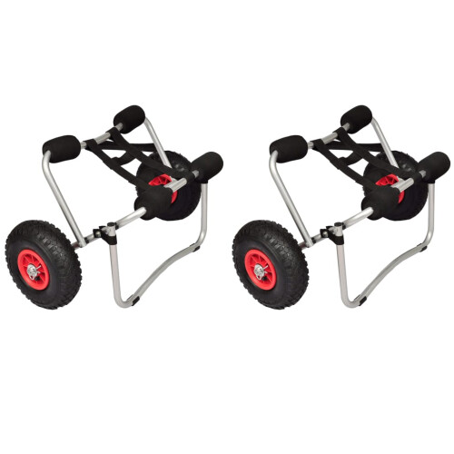 Berkfield Kayak Trolleys 2 pcs Aluminium