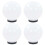 Berkfield LED Bowl Lamps 4 pcs Spherical 20 cm PMMA 1