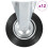 Berkfield 12 pcs Fixed Casters 200 mm 1