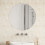 Berkfield Wall Mirror 70 cm Round Glass 1