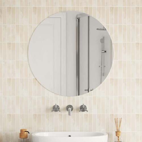 Berkfield Wall Mirror 70 cm Round Glass