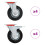 Berkfield 8 pcs Swivel Casters 125 mm 1