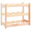 Berkfield Wine Rack for 12 Bottles Pinewood 1