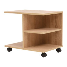 Berkfield Rolling Shelf 50x35x42 cm Oak