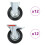 Berkfield 24 pcs Casters 200 mm 1