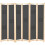Berkfield 6-Panel Room Divider Grey 240x170x4 cm Fabric 1