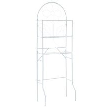 Berkfield Toilet Rack White 60x33x174 cm