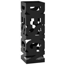 Berkfield Umbrella Stand Design Steel Black