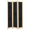 Berkfield 3-Panel Room Divider Black 120x170x4 cm Fabric 1