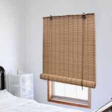 Berkfield Roller Blind Bamboo 140x220 cm Brown