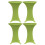 Berkfield Stretch Table Cover 4 pcs 70 cm Green 1
