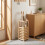 Berkfield Umbrella Stand Solid Walnut Wood 18x18x50 cm 1