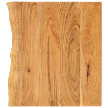 Berkfield Bathroom Vanity Top Solid Acacia Wood 58x52x2.5 cm