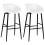 Berkfield Bar Chairs 2 pcs White 1