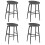 Berkfield Bar Chairs 4 pcs Grey 1
