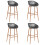 Berkfield Bar Chairs 4 pcs Grey 1