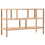 Berkfield Bathroom Shelf Solid Walnut Wood 100x40x65 cm 1
