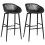 Berkfield Bar Chairs 2 pcs Black 1
