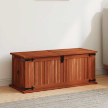 Berkfield Storage Chest 79x34x32 cm Solid Acacia Wood