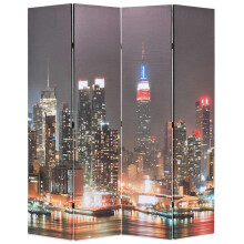 Berkfield Folding Room Divider 160x170 cm New York by Night