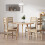 Berkfield Dining Chairs 4 pcs Solid Acacia Wood 1