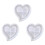 Flexible Heart Shape Coaster Silicones Mold Easy Releases Baking 1