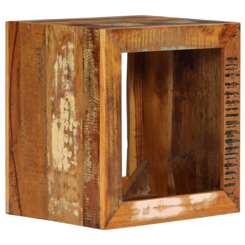 Berkfield Stool 40x30x40 cm Solid Reclaimed Wood