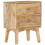 Berkfield Bedside Cabinet 40x35x55 cm Solid Mango Wood 1