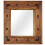 Berkfield Mirror Solid Acacia Wood 50x50 cm 1