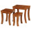 Berkfield Nesting Table Set 3 Pieces Solid Acacia Wood 50x35x50 cm Brown 1