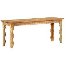 Berkfield Bench 110x35x45 cm Solid Reclaimed Wood