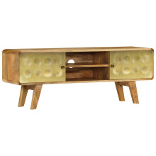 Berkfield TV Cabinet Solid Mango Wood 120x30x45 cm