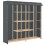 Berkfield Wardrobe Grey 173x40x170 cm Fabric 1