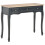Berkfield Dressing Console Table with 3 Drawers Black 1