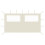 Berkfield Gazebo Sidewall with Windows 4x2 m Cream 1