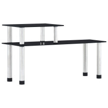 Berkfield Kitchen Shelf Black 45x16x26 cm Tempered Glass