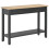 Berkfield Console Table Black 110x35x80 cm Wood 1
