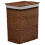 Berkfield Laundry Basket Brown Willow 1