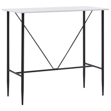 Berkfield Bar Table White 120x60x110 cm MDF