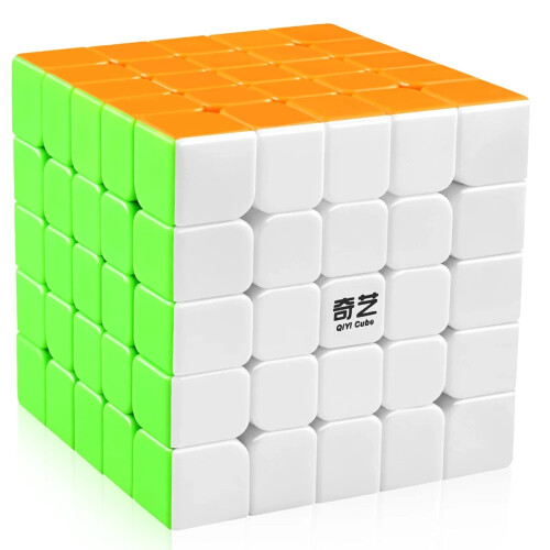5x5 Speed Cube Stickerless 62mm Magic Puzzle Cube with Smooth Corner Cutting