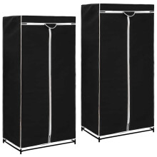 Berkfield Wardrobes 2 pcs Black 75x50x160 cm