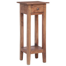 Berkfield Plant Stand 30x30x75 cm Solid Mahogany Wood