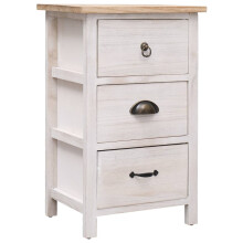 Berkfield Side Cabinet 35x25x57 cm Paulownia Wood